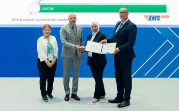 Jordan 2024 EMS Customer Care Award winner
