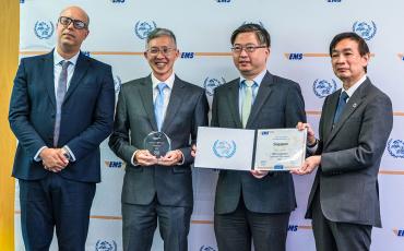 Singapore EMS Customer Care award winner
