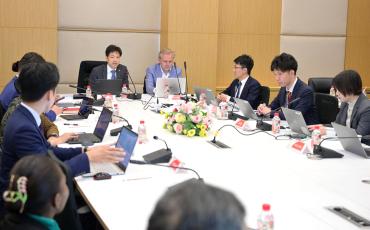 Presentations during the meeting